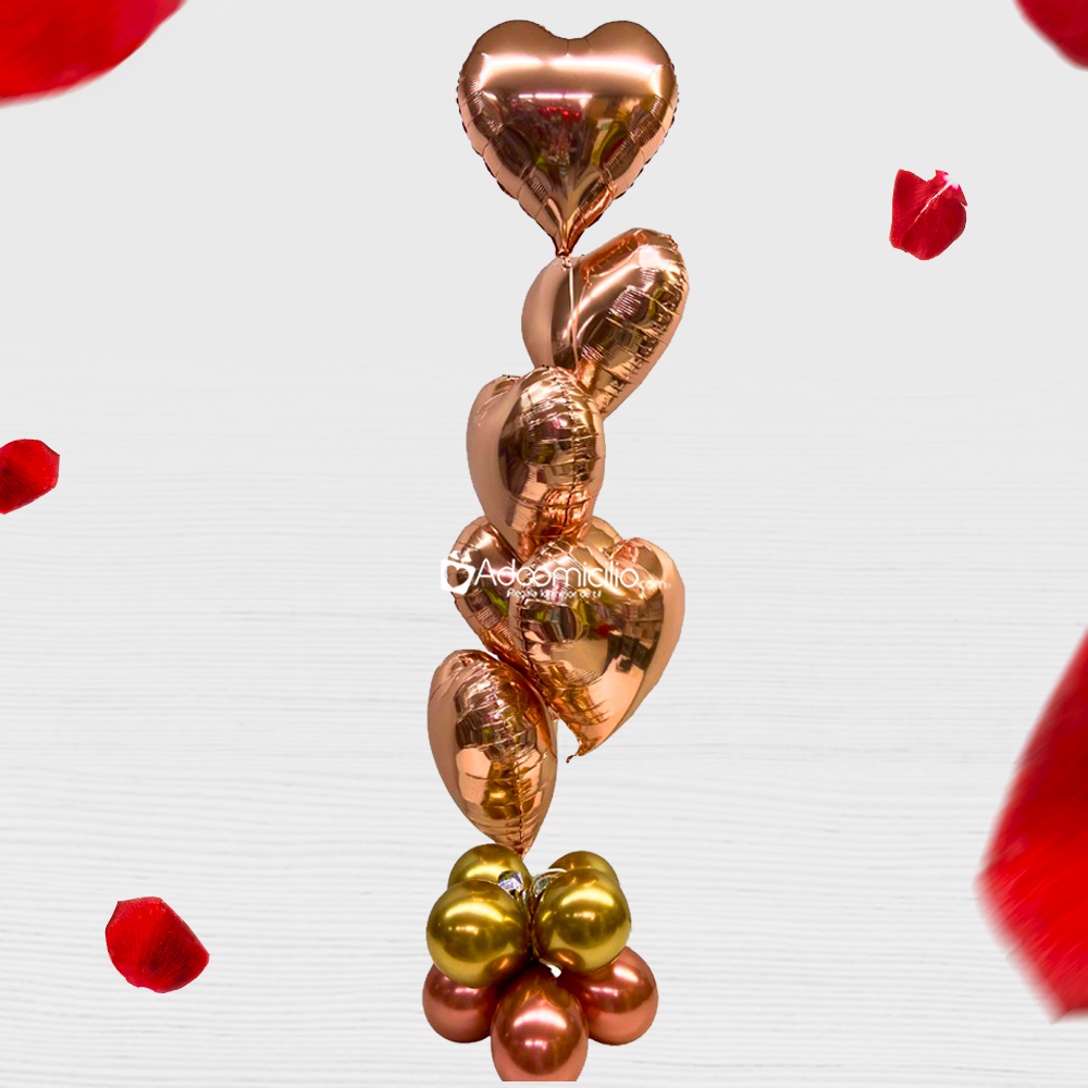 Bouquet De Globos En Corazón A Domicilio En Cali Pedido Con Un Dia De Anticipación 
