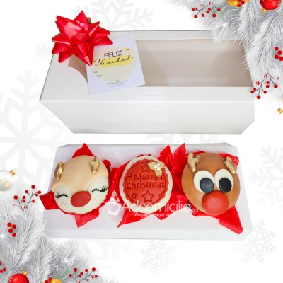 Cupcakes X3 Para Navidad A Domicilio En Popayán Pedido Con Un Día De Anticipación