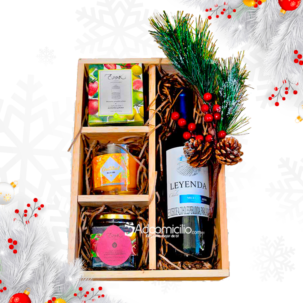 Regalo Para Navidad Con Vino A Domicilio En Medellín Pedido Con Un Día De Anticipación