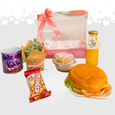 Desayuno Sorpresa Con Suculenta Para El Día De La Mujer A Domicililo En Manizales Pedido Con Un Día De Anticipación 