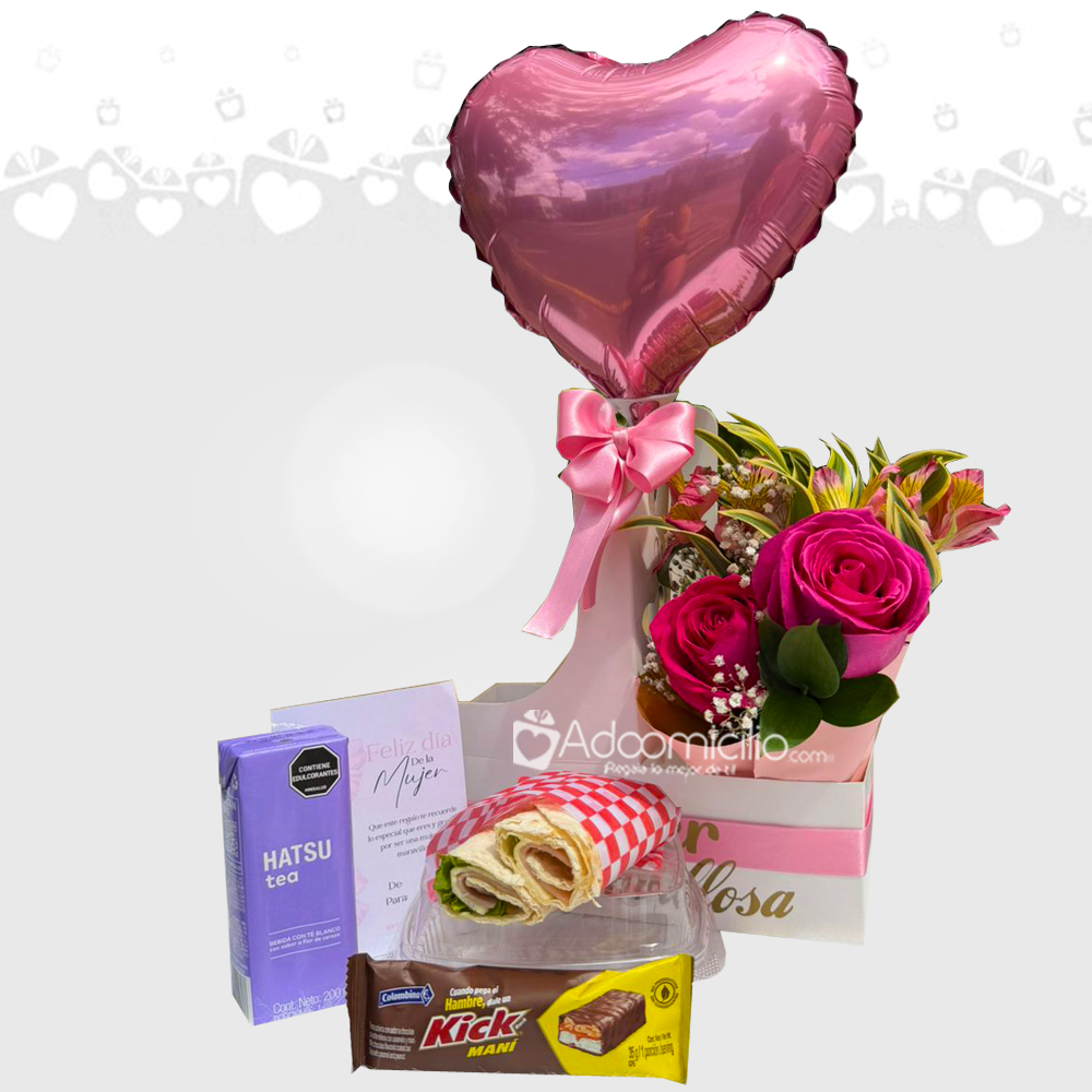 Regalo Con Flores Para El Día De La Mujer A Domicilio En Cali Pedido Con Un Día De Anticipación 