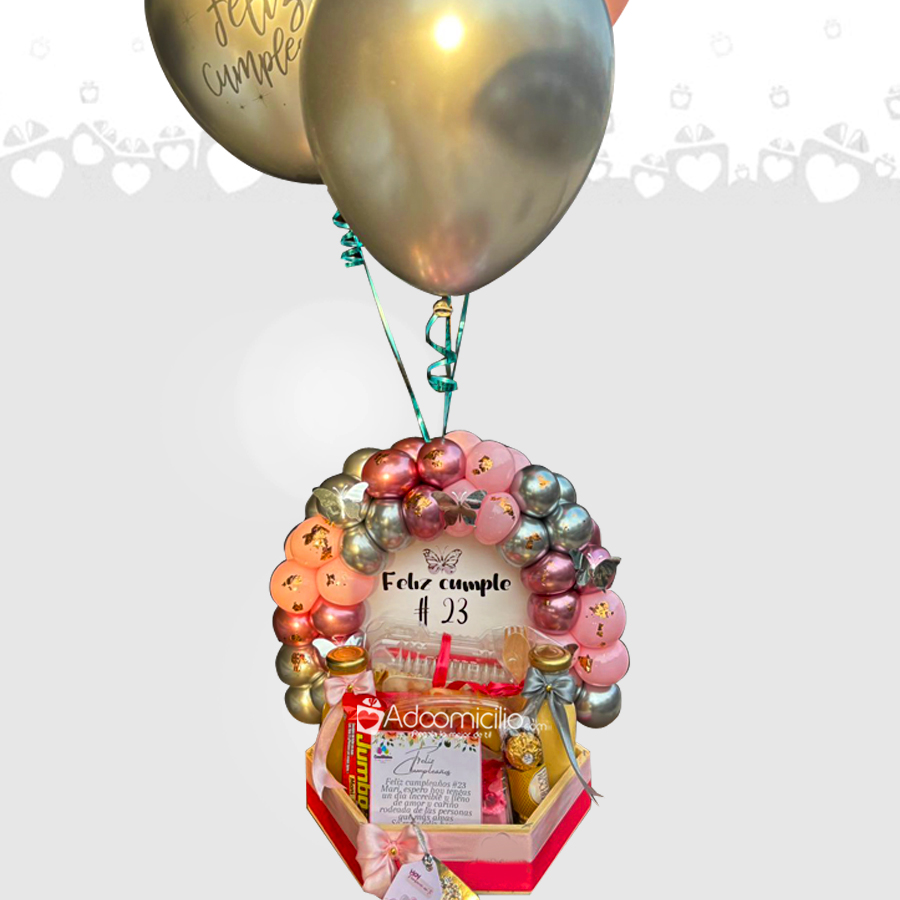 Desayuno Sorpresa De Cumpleaños Para Mujer A Domicilio En Villavicencio Pedido Con Un Día De Anticipación 
